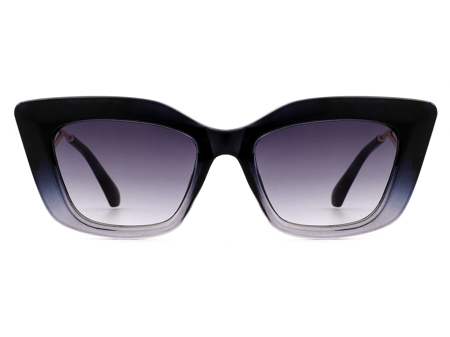 WOMEN BOLD RETRO SQUARE FASHION CAT EYE SUNGLASSES