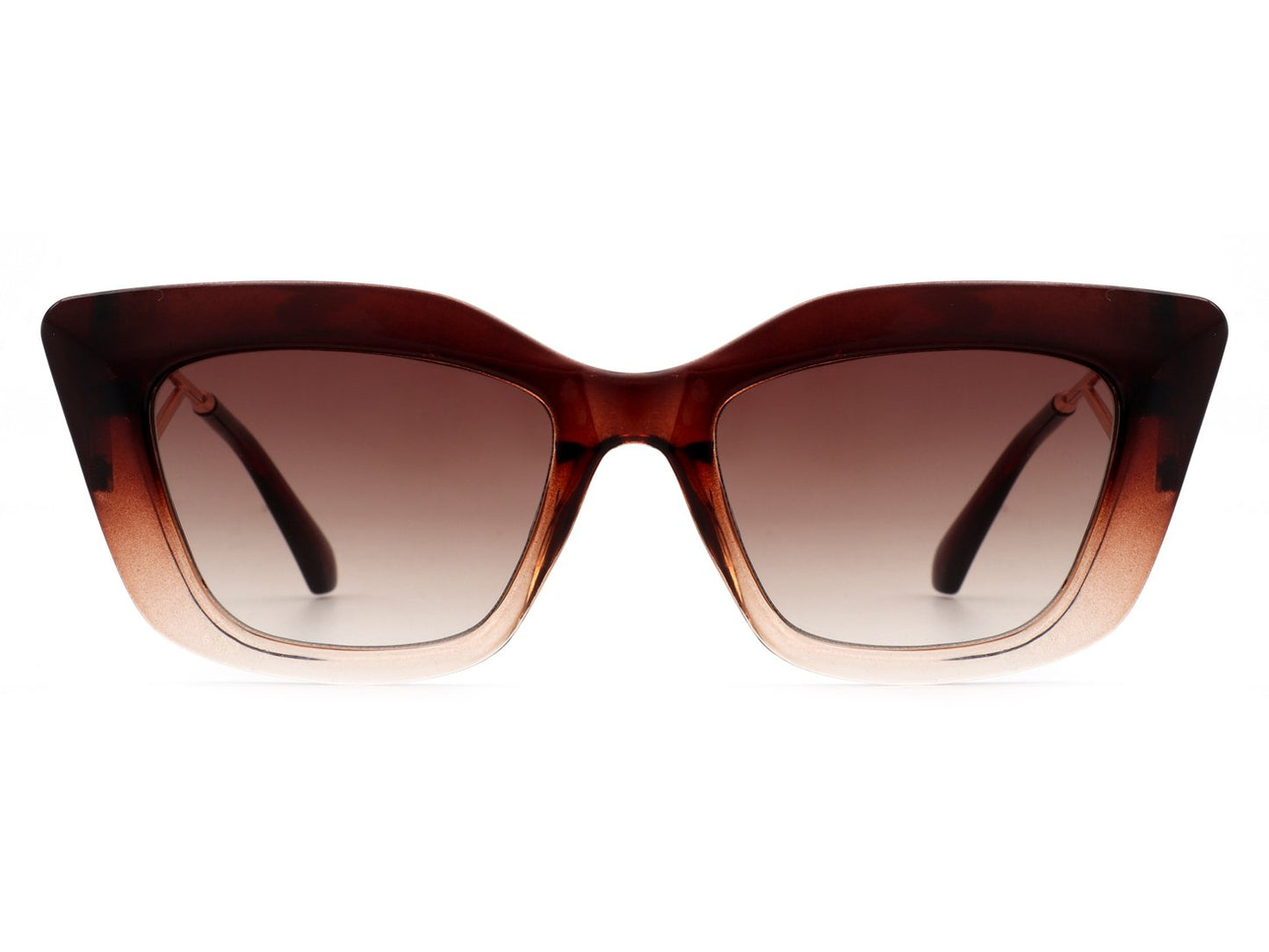 WOMEN BOLD RETRO SQUARE FASHION CAT EYE SUNGLASSES