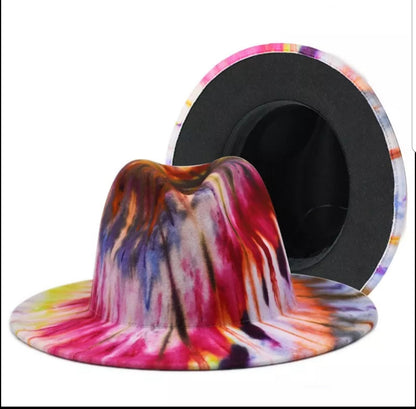 Tie  Dye  Fedora