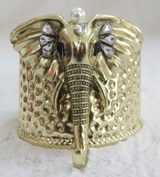 ELEPHANT HEAD CUFF BRACELET