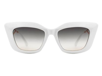 WOMEN BOLD RETRO SQUARE FASHION CAT EYE SUNGLASSES